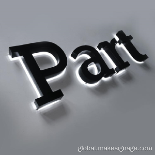 Outdoor Led Backlit Signage Backlit LED Channel Letter without Acrylic Supplier
